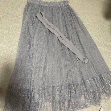 안아나저 앙젤라스 레이스 스커트 그레이