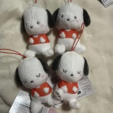 포차코 마스코트 4종 세트 약 10cm