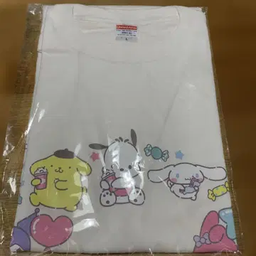 산리오 콜라보 애니마로타 티셔츠 키티 폼폼푸딩 등