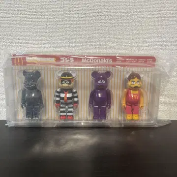 BE@RBRICK 맥도날드 캐릭터 4종 세트