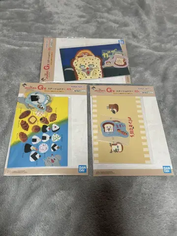 제일복권 빵 도둑 엽서 & 스티커 세트 3종류