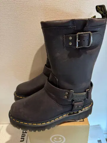 Dr.Martens ANISTONE HI 엔지니어 부츠 UK4