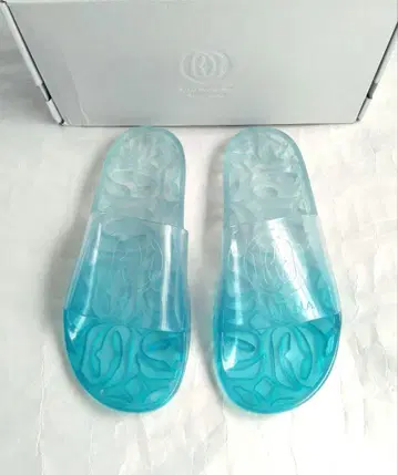M 사이즈 23~23.5cm/아쿠아 블루 다이애나 DIANA 클리어 샌들
