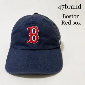 47brand 레드삭스 자수 야구 모자 코튼 캡