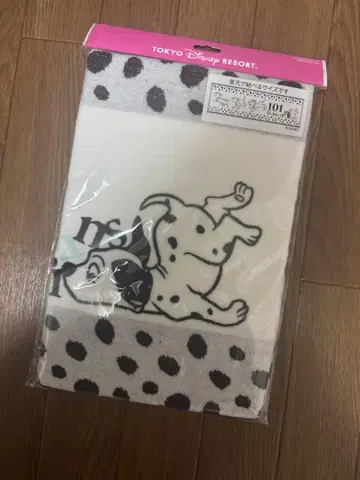 101마리 강아지 도트 무늬 타월
