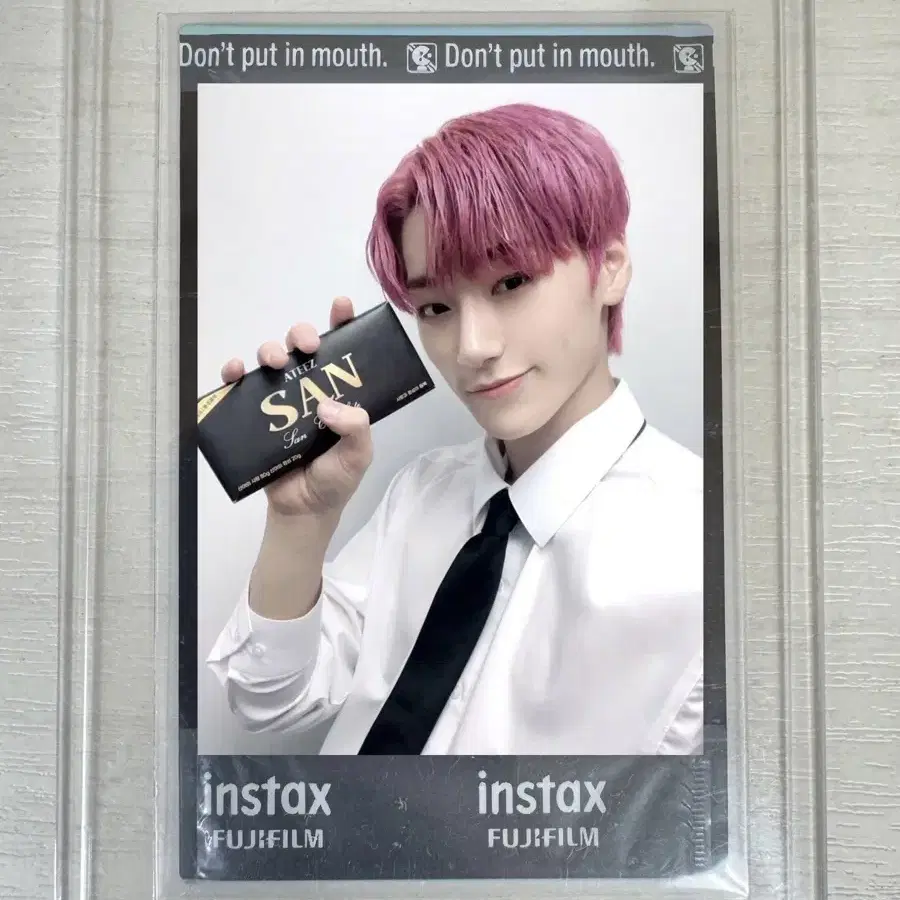 ATEEZ 에이티즈 直筆サイン入り チェキ サンSAN 산 ポロライド ショケ ATEEZ | 에이티즈 Ateez San unreleased sign polaroid