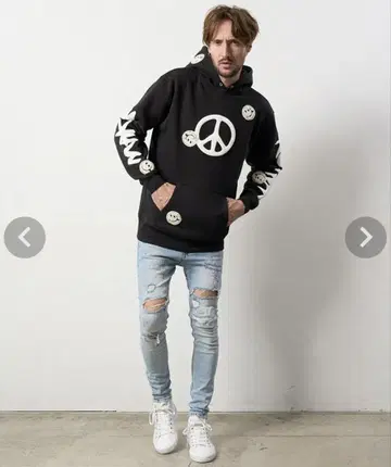 STUD MUFFIN TC 속기모 메니스마일 폼 프린트 후드티 4