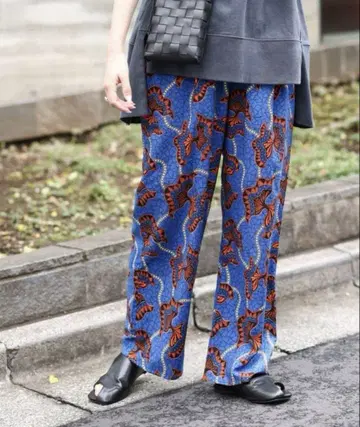 차오패닉 티피 아프리카 바틱 패턴 이지 팬츠