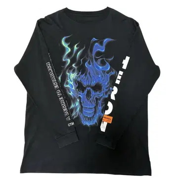 HERON PRESTON 헤론 프레스톤 스컬 긴팔 셔츠 L 사이즈