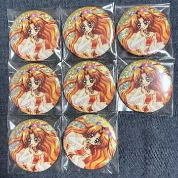 피치피치 피치 별 얇은 비단 캔뱃지 namco 남코 8점
