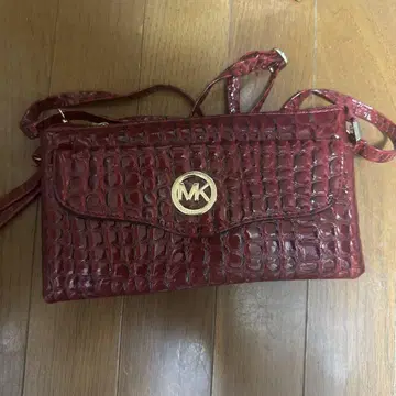 Michael Kors 레드 크로커다일 스타일 숄더백