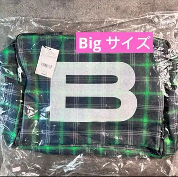 BEEDEN BIG B LOGO BAG 체크 무늬