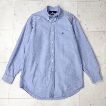 랄프 로렌 빈티지 옥스퍼드 셔츠 블루 계열 2XL 상당