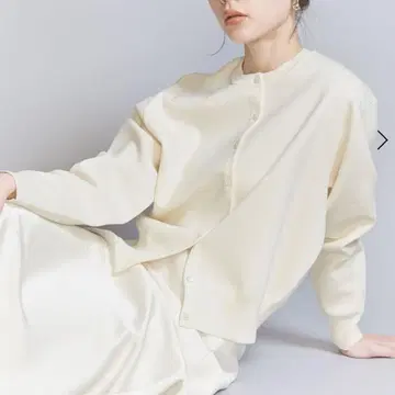 뷰티 앤 유스 코튼 블렌드 미라노 리브 가디건