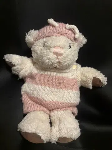 산 애로우 곰 봉제 인형 나비 니트