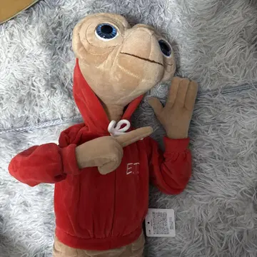 E.T. 봉제 인형 빨간색 후드 부착