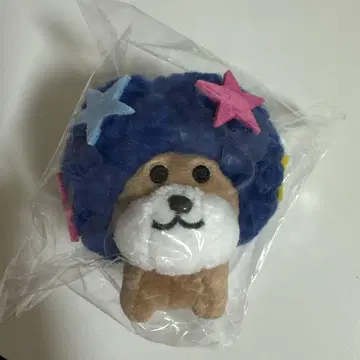 매달린 봉제 인형 아프로 개 마스코트