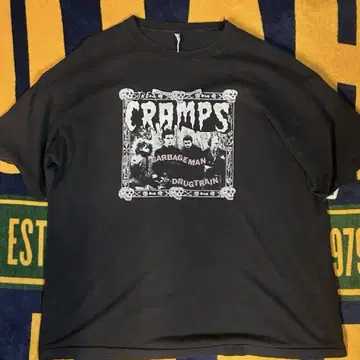 CRAMPS 그래픽 빈티지 티셔츠 L