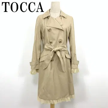 LA5717 TOCCA 토카 프릴 트렌치코트 베이지 6