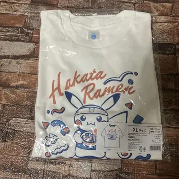 티셔츠 라면 피카츄 포켓몬 센터 후쿠오카 R XL