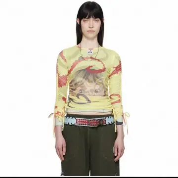 Chopova Lowena 발라스트 메쉬 탑 25SS 긴팔 티셔츠 L