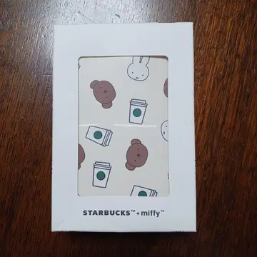 STARBUCKS 미피 콜라보 한정판 패스 케이스