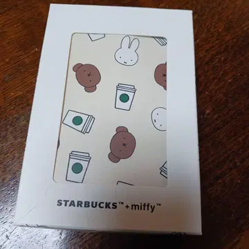 STARBUCKS 미피 콜라보 한정판 패스 케이스