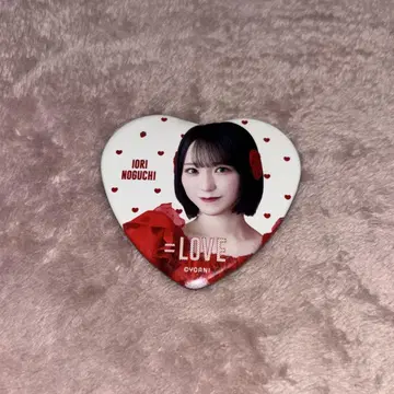 노구치 이오리 하트형 캔뱃지 토쿠베츄, 해줄래?