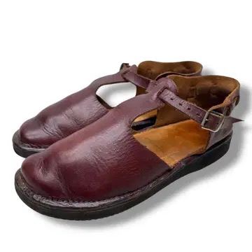 AURORA SHOES [23.0] 허리 인디언 버건디 천연 가죽