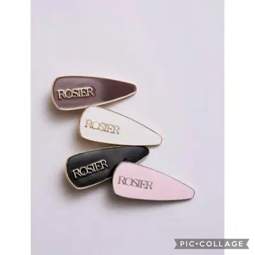 로지어 메탈 헤어 클립 2개