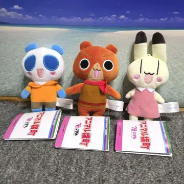 애니멀 요코마치 미니 봉제 인형 이요 켄타 이사 3개 세트