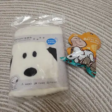 스누피 헤어 드라이 캡 & BATH BALL