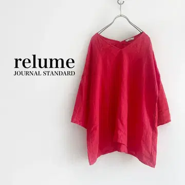 JOURNAL STANDARD relume 린넨 V넥 블라우스