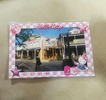 헬로키티 헤이세이 레트로 엽서 USJ 2005년