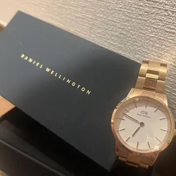 Daniel Wellington 골드 아날로그 시계