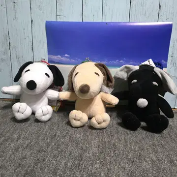 스누피 가마구치 봉제 인형 전종 세트