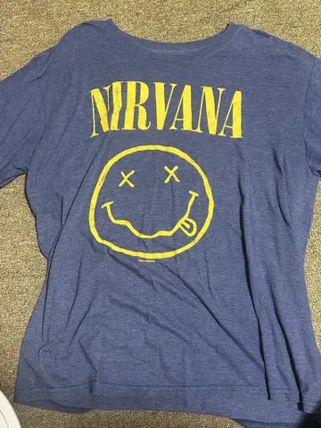 NIRVANA 스마일 티셔츠 XL