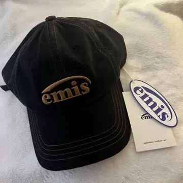 emis (에미스) 야구 모자 블랙 데님