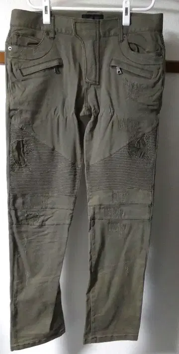 데미지 치노 팬츠