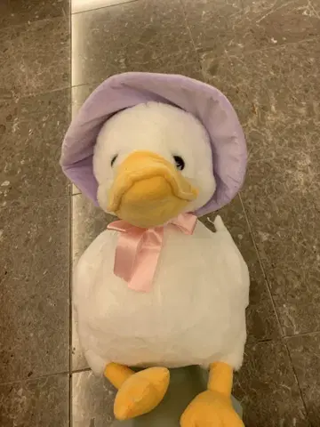 페타페타 오리 부대 컨트리 로드 보닛 봉제 인형 쿠션 오리