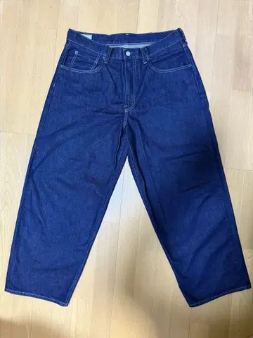 GAP 슈퍼 배기 데님 W32 L30 다크 린스