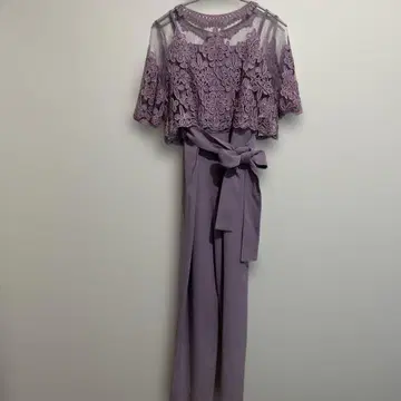 택 포함 GRACE CONTINENTAL 핑크 레이스 올인원 살로펫
