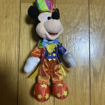 디즈니 40주년 미키마우스 봉제 인형 배지