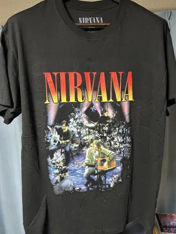 Nirvana 밴딩 티셔츠 밴 티셔츠