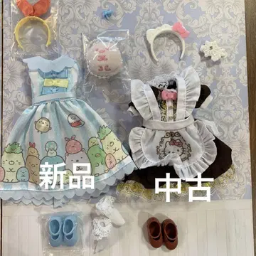 새상품 리카짱 스미코구라시 의류 헬로키티 카페 드레스
