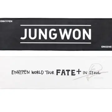 ENHYPEN 정원 FATE+ 슬로건 트레이딩 카드 포함