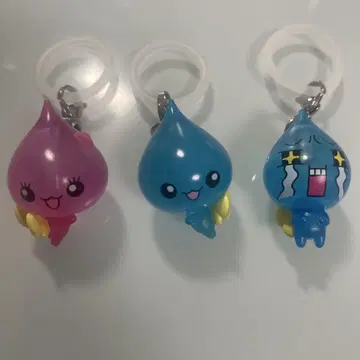 물방울 메지루시 액세서리 3개 세트