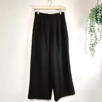 뷰티 앤 유스 유나이티드 애로우즈 와이드 팬츠 S 블랙 [J9]