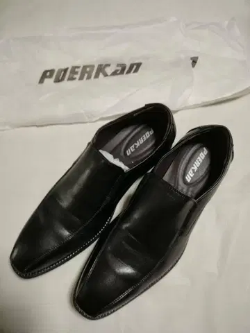 POERKAN 블랙 로퍼 사이즈 46