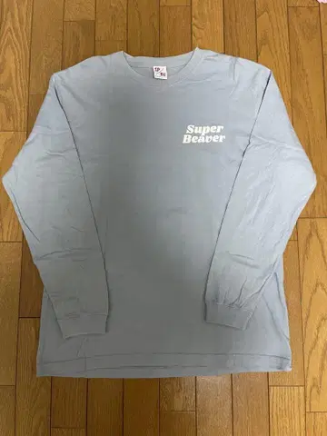 슈퍼 비버 super beaver 스카이블루 롱 T 긴팔 L